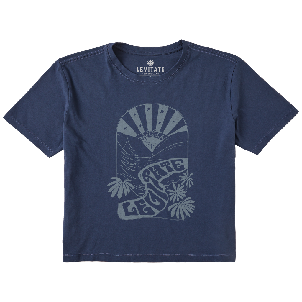 Women's Up The Creek Short Sleeve Premium Tee - Levitate