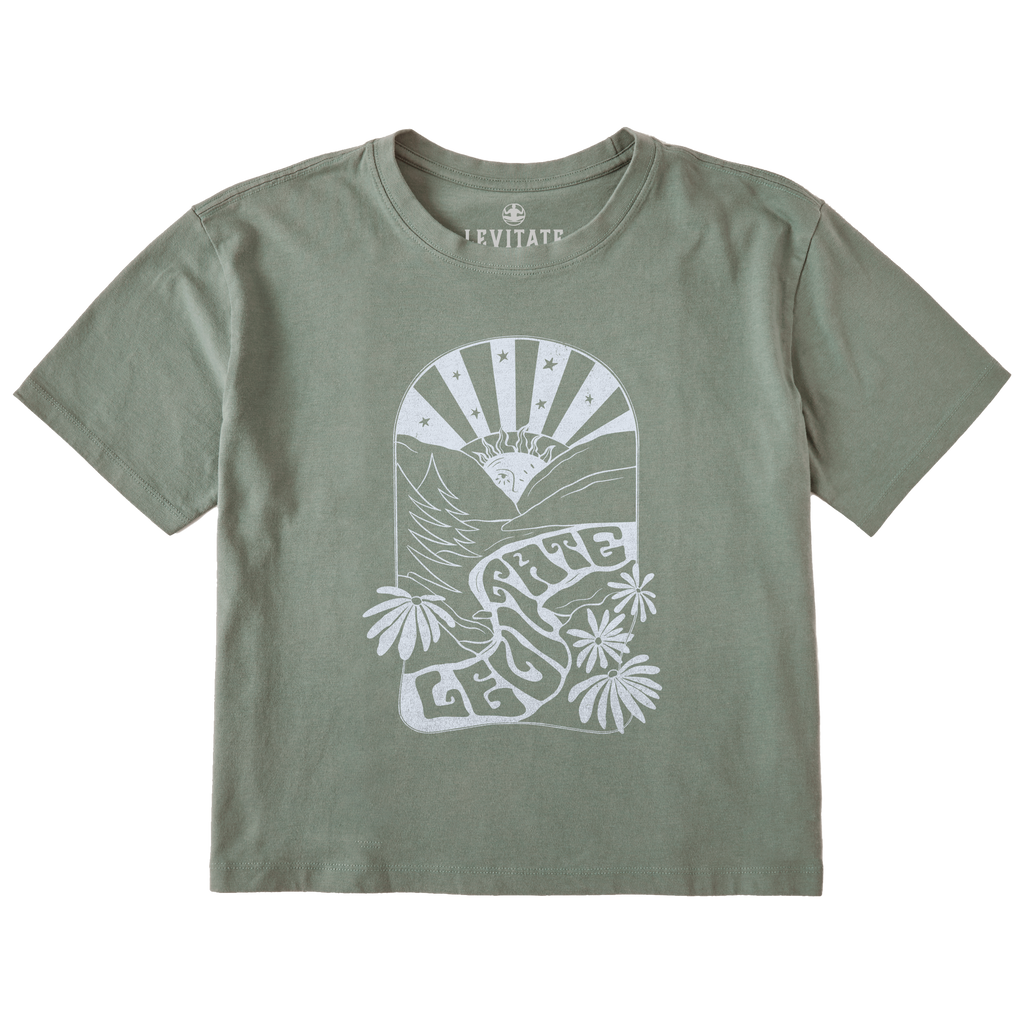Women's Up The Creek Short Sleeve Premium Tee - Levitate