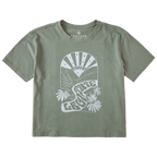 Women's Up The Creek Short Sleeve Premium Tee - Levitate