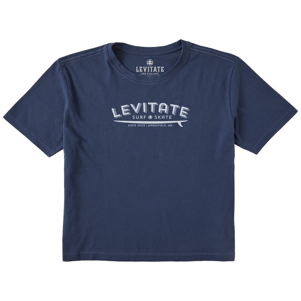 Women's Longboard Short Sleeve Premium Tee - Levitate