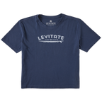 Women's Longboard Short Sleeve Premium Tee - Levitate