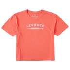 Women's Longboard Short Sleeve Premium Tee - Levitate