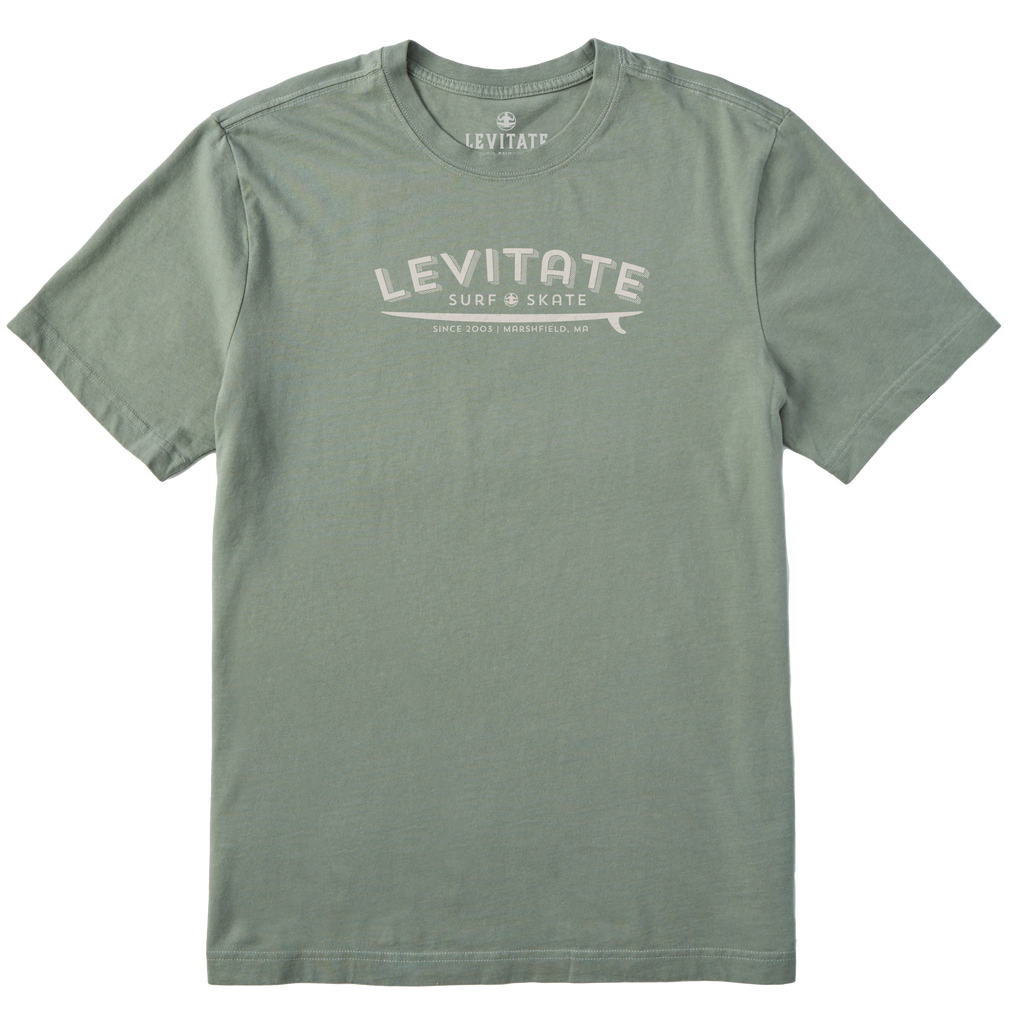 Men's Longboard Short Sleeve Premium Tee - Levitate