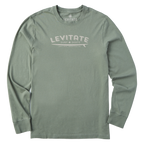 Men's Longboard Long Sleeve Premium Tee - Levitate