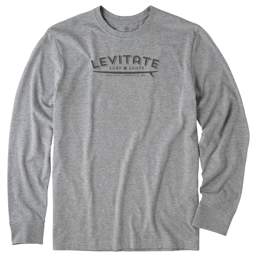 Men's Longboard Long Sleeve Premium Tee - Levitate