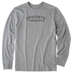 Men's Longboard Long Sleeve Premium Tee - Levitate