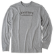 Medium Heather Gray - Men's Longboard Long Sleeve Premium Tee