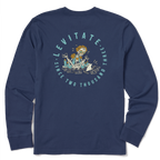 Men's Los Muertos Long Sleeve Premium Tee - Levitate