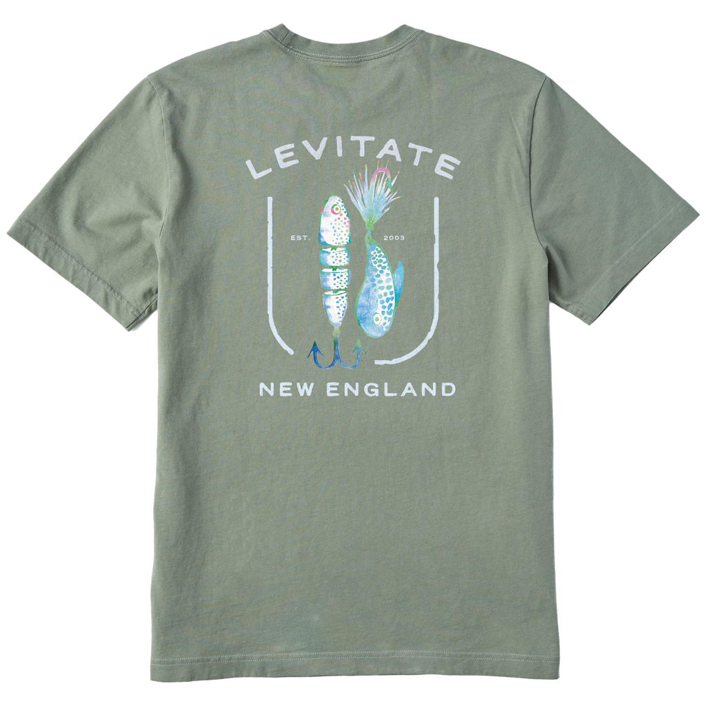Men's Lured In Short Sleeve Premium Tee - Levitate