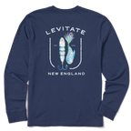 Men's Lured In Long Sleeve Premium Tee - Levitate