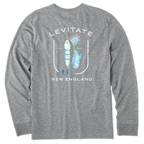 Men's Lured In Long Sleeve Premium Tee - Levitate