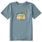 Walden Blue - Kid's Happy Camper Short Sleeve Premium Tee