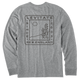 Medium Heather Gray - Men's Levitate Outdoors Long Sleeve Premium Tee