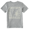 Medium Heather Gray - Kid's Levitate Outdoors Short Sleeve Premium Tee