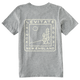 Medium Heather Gray - Kid's Levitate Outdoors Short Sleeve Premium Tee