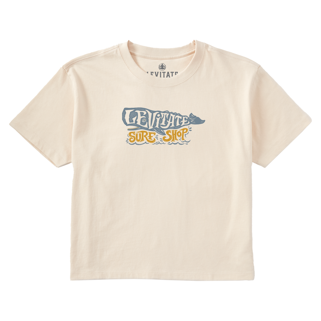 Women's Nantucket Whale Short Sleeve Premium Tee - Levitate