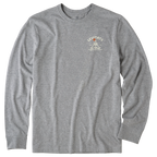 Men's Meditate Your Day Long Sleeve Premium Tee - Levitate