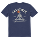Delta Blue - Men's Meditate Your Day Short Sleeve Premium Tee
