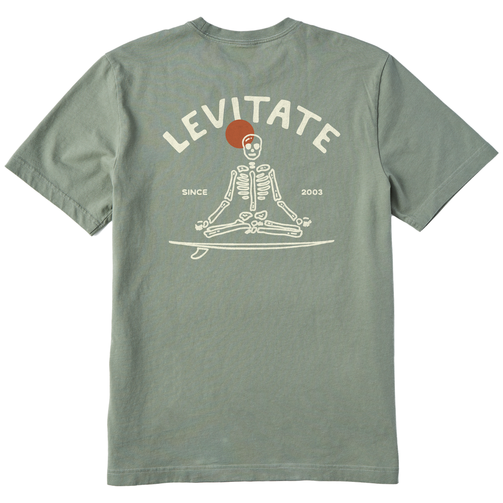 Men's Meditate Your Day Short Sleeve Premium Tee - Levitate
