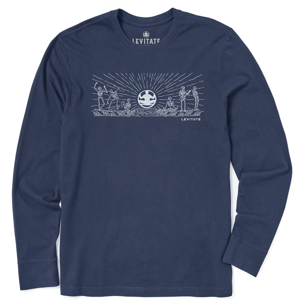 Men's Levitate Your Day Long Sleeve Premium Tee - Levitate