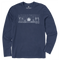 Delta Blue - Men's Levitate Your Day Long Sleeve Premium Tee