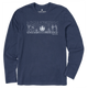 Delta Blue - Men's Levitate Your Day Long Sleeve Premium Tee