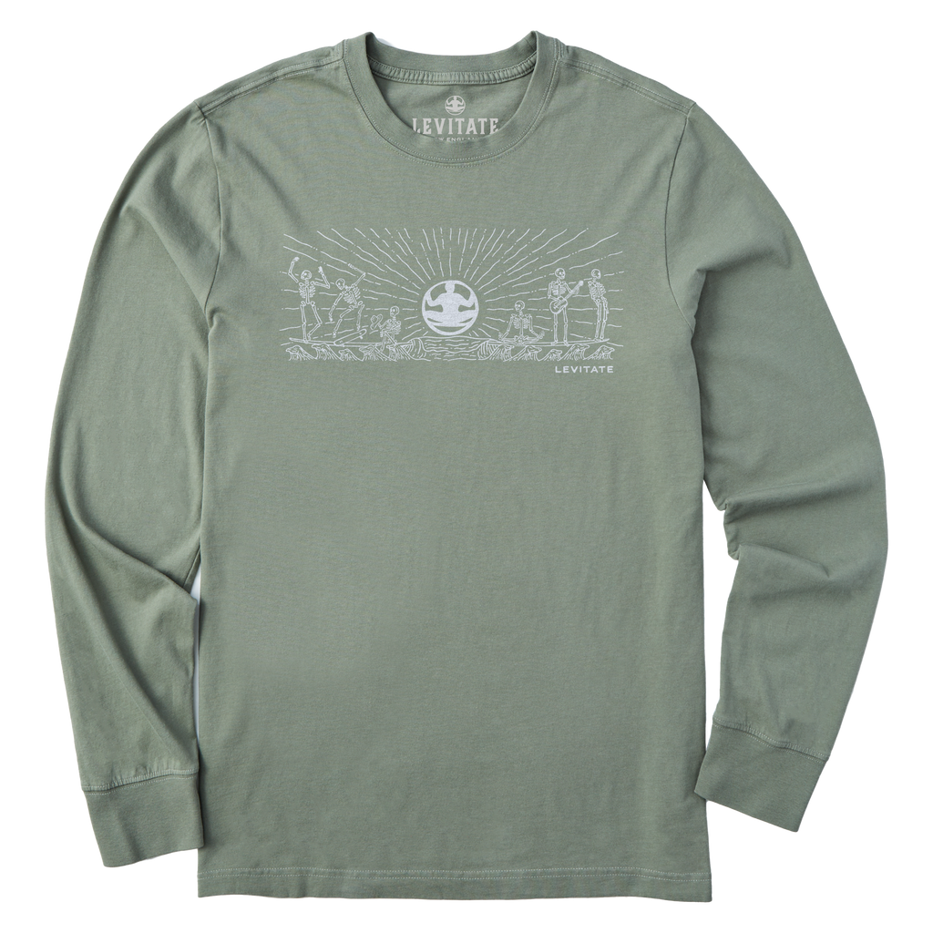 Men's Levitate Your Day Long Sleeve Premium Tee - Levitate