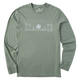 Eucalyptus - Men's Levitate Your Day Long Sleeve Premium Tee