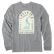 Medium Heather Gray - Men's Tombstone Noseride Long Sleeve Premium Tee