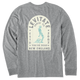Medium Heather Gray - Men's Tombstone Noseride Long Sleeve Premium Tee
