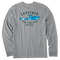 Medium Heather Gray - Men's Trippy Trawler Long Sleeve Premium Tee