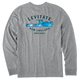 Medium Heather Gray - Men's Trippy Trawler Long Sleeve Premium Tee