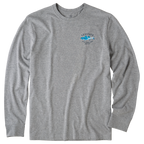 Men's Trippy Fish Long Sleeve Premium Tee - Levitate