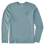 Men's Trippy Fish Long Sleeve Premium Tee - Levitate