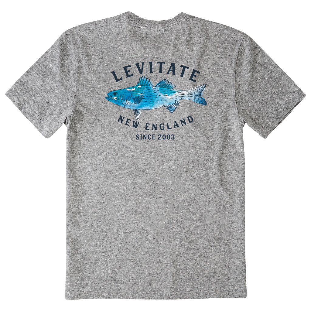 Men's Trippy Fish Short Sleeve Premium Tee - Levitate