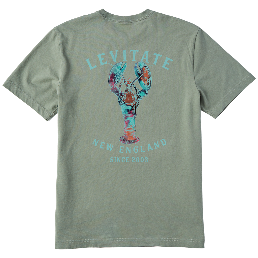 Men's Trippy Lobster Short Sleeve Premium Tee - Levitate