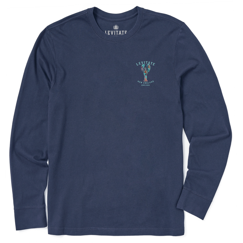 Men's Trippy Lobster Long Sleeve Premium Tee - Levitate