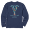 Delta Blue - Men's Trippy Lobster Long Sleeve Premium Tee
