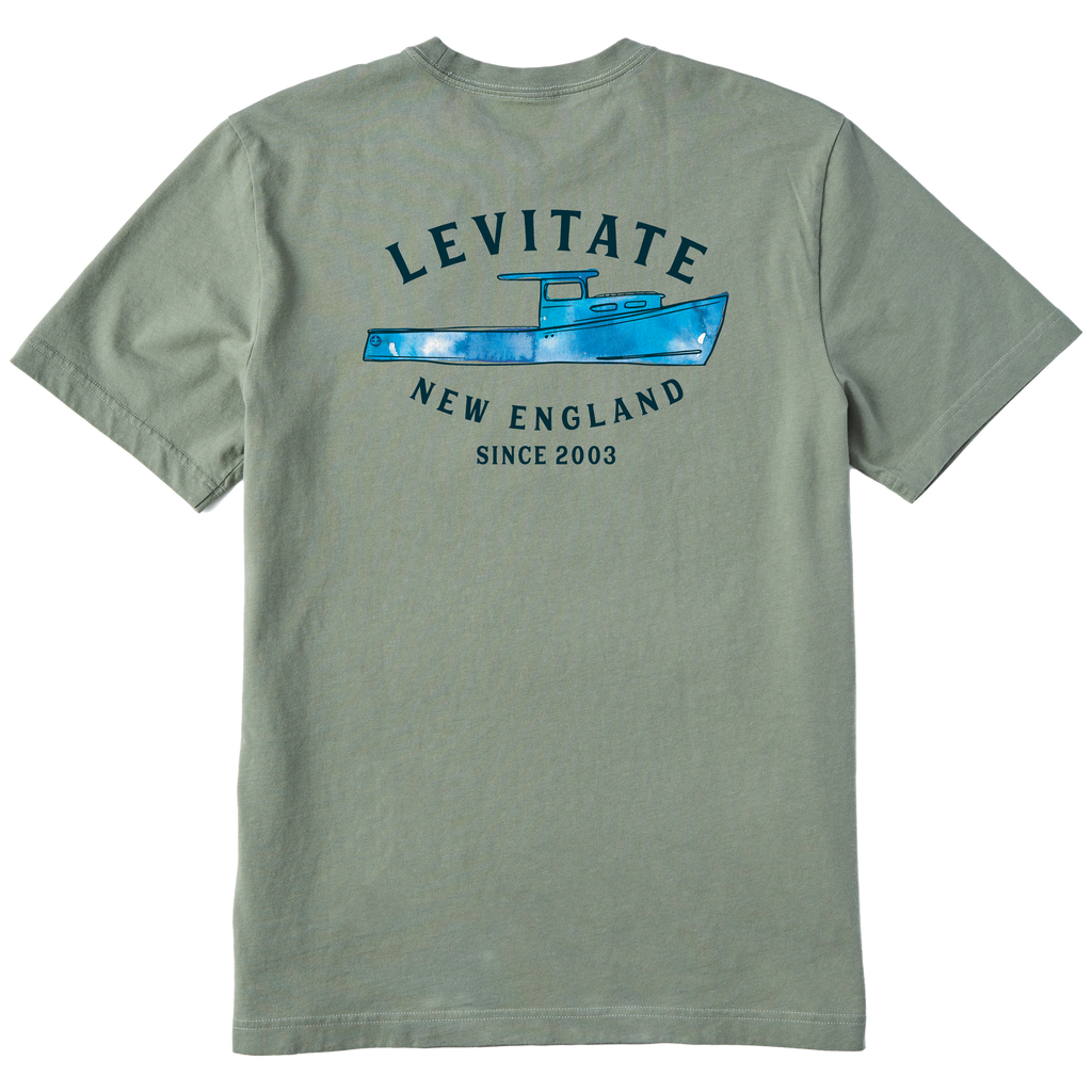 Men's Trippy Trawler Short Sleeve Premium Tee - Levitate
