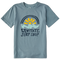 Walden Blue - Kid's Morning Sun Short Sleeve Premium Tee