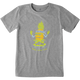 Medium Heather Gray - Kid's Pineapple Funk Short Sleeve Premium Tee
