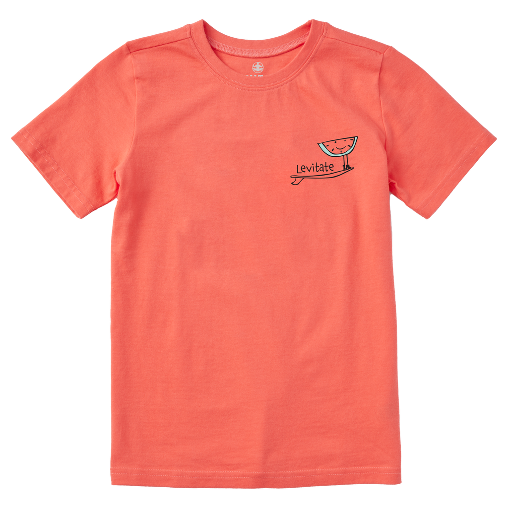 Kid's Surfing Melon Short Sleeve Premium Tee - Levitate