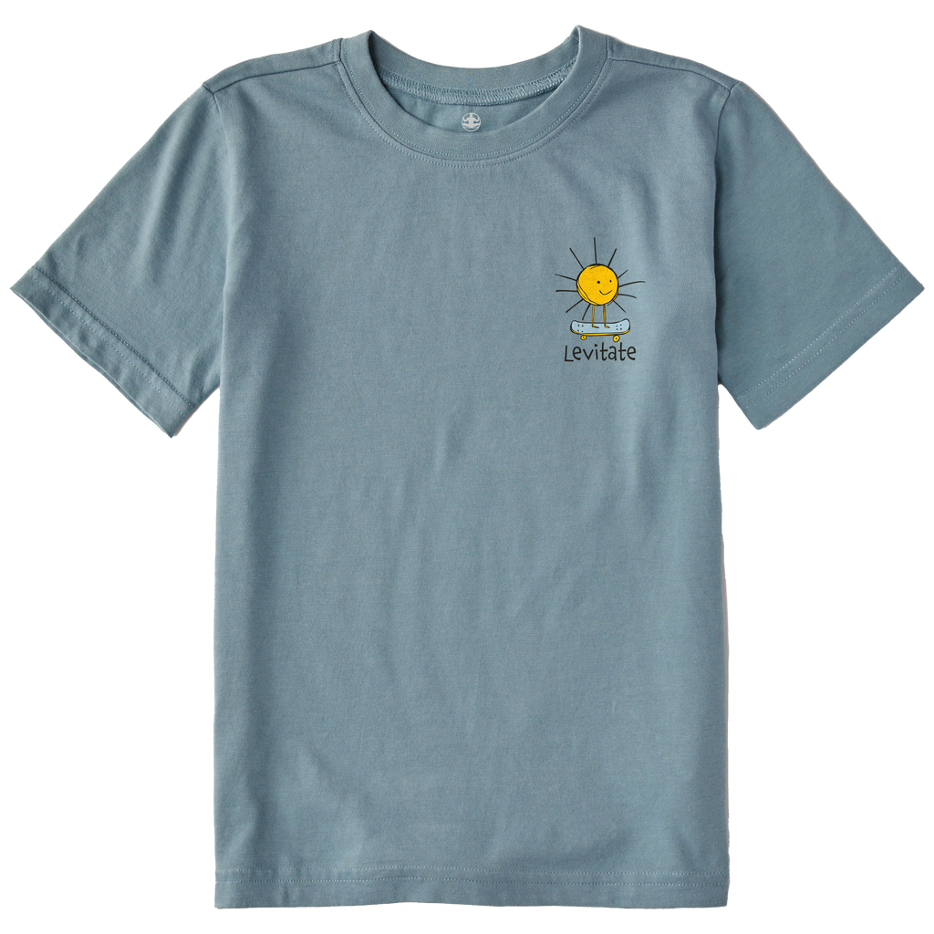 Kid's Sunshine Skater Short Sleeve Premium Tee - Levitate