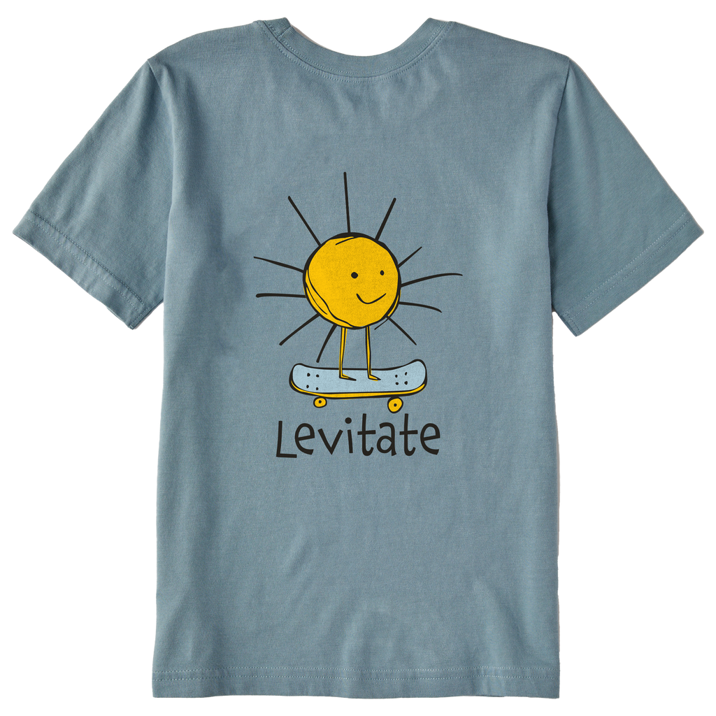 Kid's Sunshine Skater Short Sleeve Premium Tee - Levitate
