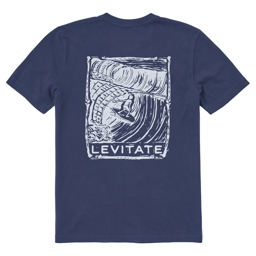 Men's Surf Bones Short Sleeve Premium Tee - Levitate