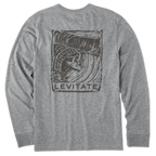Men's Surf Bones Long Sleeve Premium Tee - Levitate