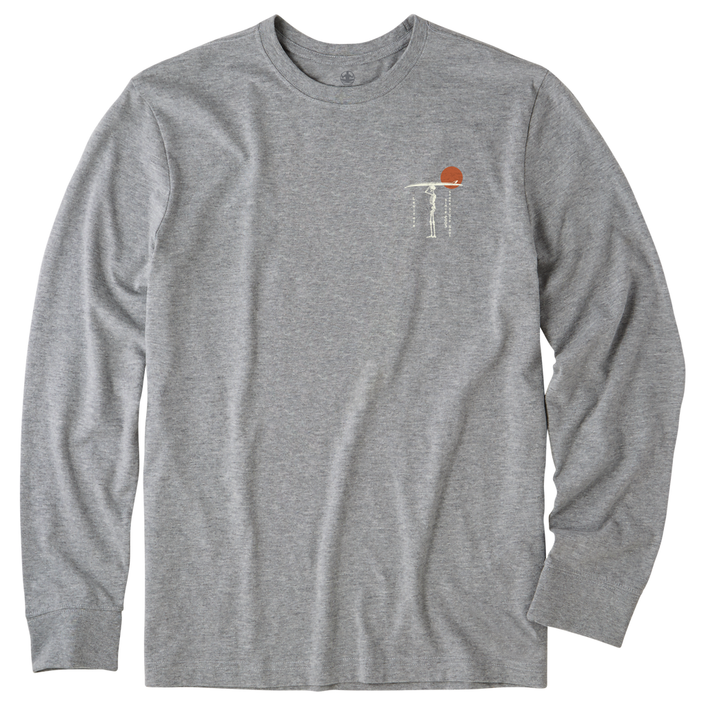 Men's Beach Break Long Sleeve Premium Tee - Levitate