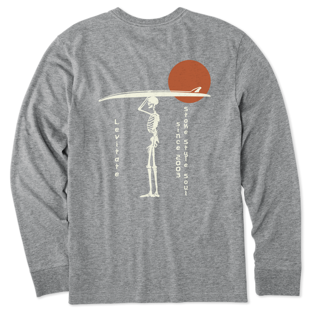 Men's Beach Break Long Sleeve Premium Tee - Levitate