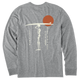 Medium Heather Gray - Men's Beach Break Long Sleeve Premium Tee