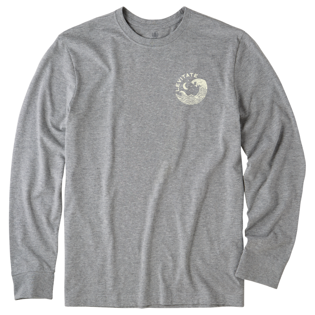 Men's Starry Night Long Sleeve Premium Tee - Levitate